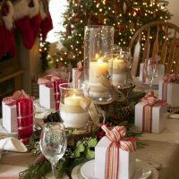 variante de décoration insolite de dessus de table photo