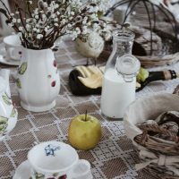 l'idée d'une belle photo de décoration de table