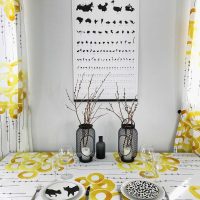 l'idée d'une belle photo de décoration de table