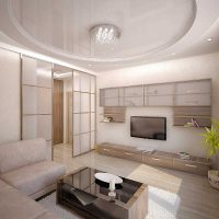 version du style lumineux de la salle dans une maison privée photo