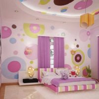 l'idée d'un style lumineux d'une chambre d'enfants pour une photo de fille