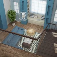 variante d'un appartement lumineux avec une seconde photo lumineuse