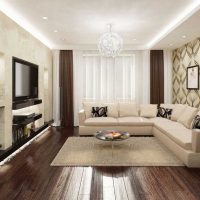 variante d'un bel intérieur d'un salon dans une maison privée picture