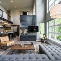 l'idée d'un style de maison lumineux avec une seconde photo lumineuse