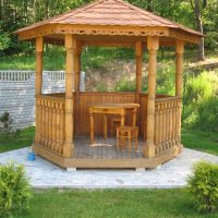 version du style moderne de la photo de gazebo
