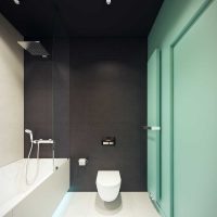 idea de un baño de estilo moderno foto de 6 metros cuadrados