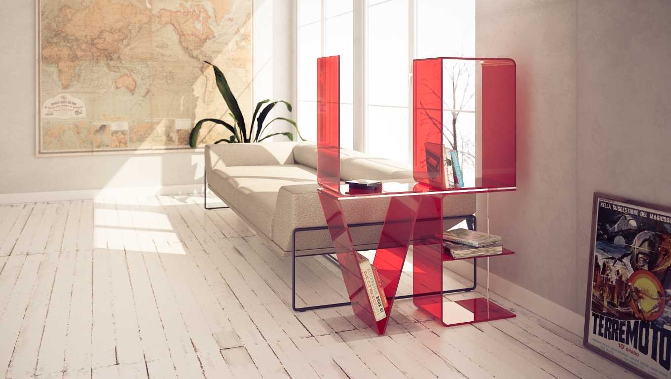 la opción de usar letras decorativas en el interior de la habitación