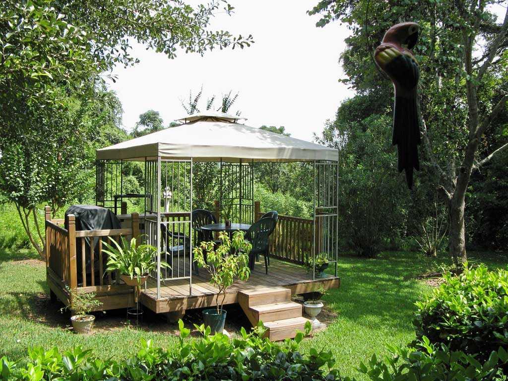 l'idée d'un gazebo intérieur inhabituel