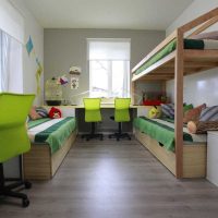 idée d'un style de chambre d'enfant pour l'image de deux garçons