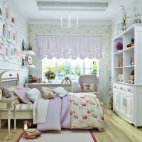 idée d’un intérieur lumineux pour une chambre d’enfant pour une fille