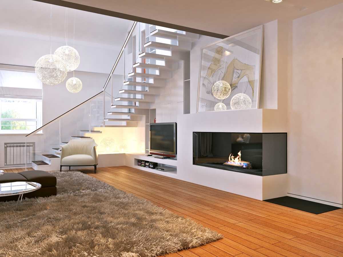 variante du style lumineux de la maison avec une seconde lumière