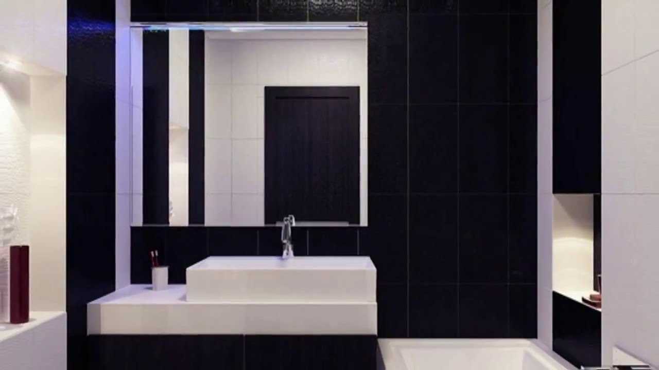 versión del diseño moderno del baño de 6 metros cuadrados