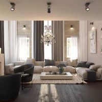 l'idée d'un intérieur lumineux avec une seconde photo lumineuse