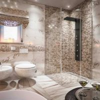 version du style insolite de la salle de bain 2,5 m² image