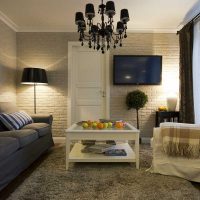 variante de l'intérieur lumineux de l'appartement 50 m² photo