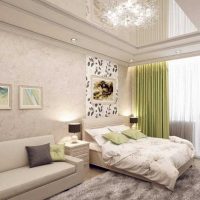 variante d'un intérieur lumineux d'un salon photo de 19 à 20 m²