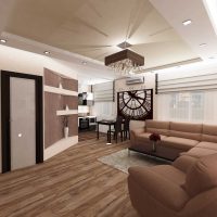 variante de l'intérieur insolite de l'appartement 50 m² photo
