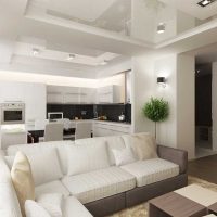 Exemple d'un intérieur lumineux d'un salon photo de 19-20 m²