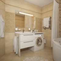 version du design insolite de la salle de bain photo 5 m²