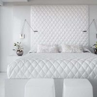 version de la belle conception d'une photo de chambre blanche