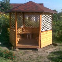 variante de l'intérieur inhabituel de la photo de gazebo