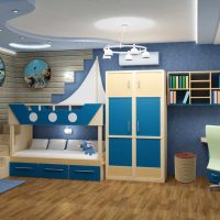 l'idée d'une belle conception de chambre d'enfant pour la photo de deux garçons