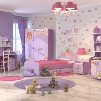 version d'un décor insolite pour une photo d'enfant pour une fille