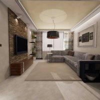 exemple de conception inhabituelle d'un salon photo de 19-20 m²