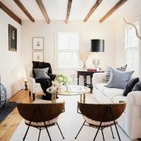 version du beau style du salon dans une image de style moderne
