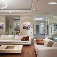 idée d'un décor de salon lumineux dans un style photo moderne