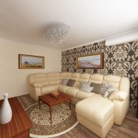 exemple d'un beau décor d'un appartement moderne 50 m² photo