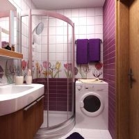 idée d'un style moderne d'une salle de bain de 2,5 m²