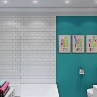 opción de un baño luminoso interior de 6 metros cuadrados