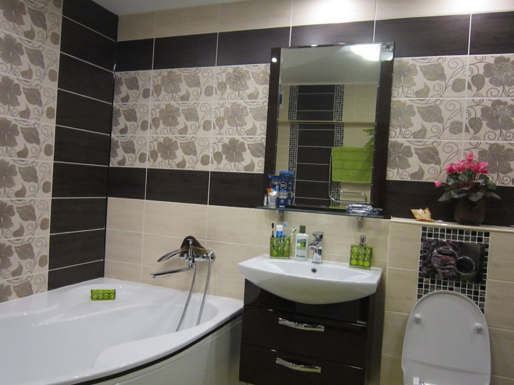 version du style insolite de la salle de bain à Khrouchtchev
