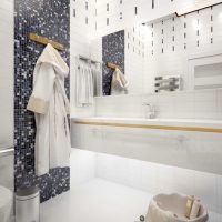 l'idée d'un beau style d'une grande photo de salle de bain