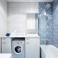 exemple d'un intérieur de salle de bain lumineux de 5 m²