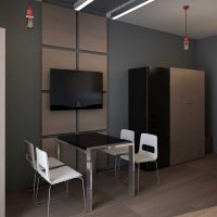 idée d'un style inhabituel d'une petite photo de salon
