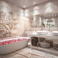 version du beau style de la salle de bain 2017