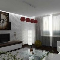 version du beau design du salon dans le style de l'image minimalisme