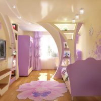 variante d’un décor lumineux pour la photo d’une pépinière de filles