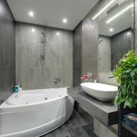 idea de un inusual baño interior foto de 6 metros cuadrados