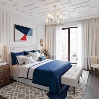 version d'un style inhabituel d'une photo de chambre blanche