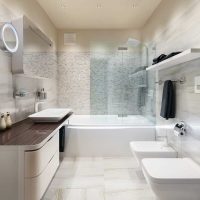 versión del diseño inusual del baño Imagen de 6 metros cuadrados