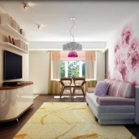 salón de diseño de 18 metros cuadrados