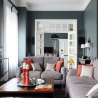 salón de diseño moderno de 18 metros cuadrados
