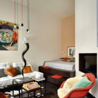 living comedor de diseño de 18 metros cuadrados luminosos