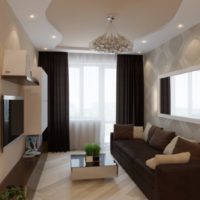 salón 18 m2 moderno