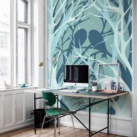 l'idée d'appliquer un bleu vif dans le style d'une photo de maison