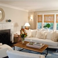variante d'application d'une couleur beige inhabituelle dans le style de la maison