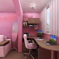 idée d'un intérieur de chambre lumineux pour une fille dans un style photo moderne